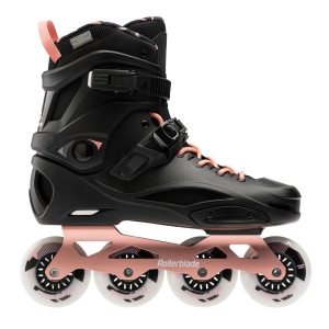 Rollerblade RB Pro X W in black with rose gold inline skate with four wheels of 80mm